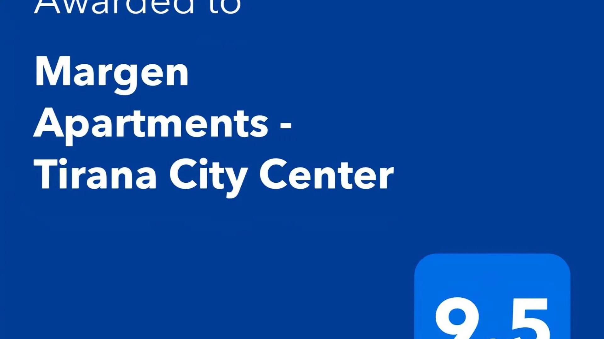 Margen Apartments - Tirana City Center